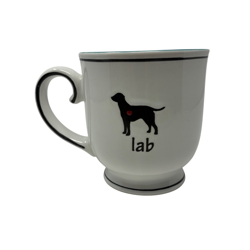 Labrador Retriever Heart Coffee Mug Turquoise Interior Spectrum Designz ❤️🐕